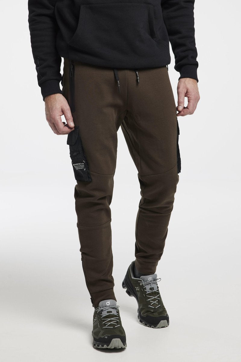 Tenson Athleisure Pants M - Joggingbroek - Heren - Donker Olijfgroen - Maat XL