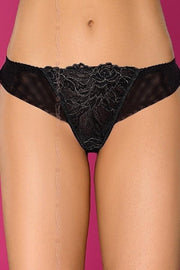 String Zwart met Goud Maat: S