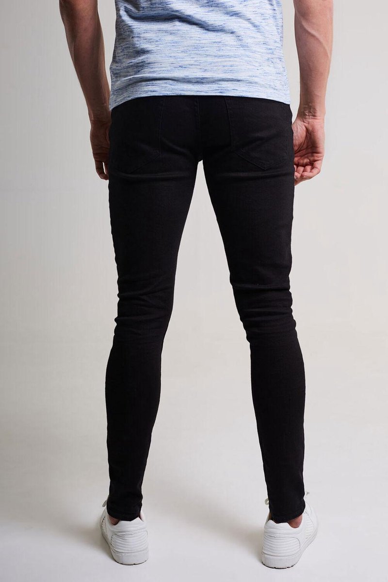 Chief Ryan Heren Skinny Fit Jeans Zwart - Maat W34 X L32