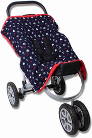 Hobea - Voetenzak - rood/navy