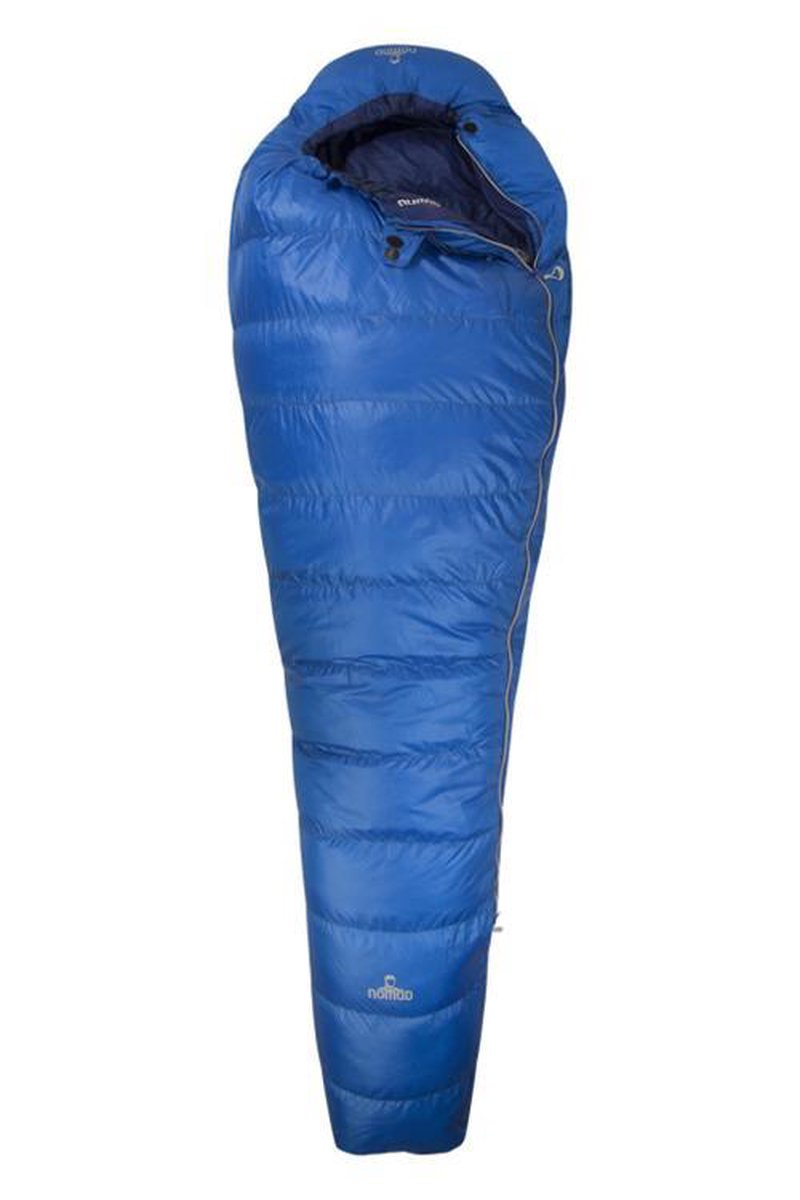 NOMAD Pegasus 190 - Mummy slaapzak - Rits rechts - 215 x 77/45 - Blauw