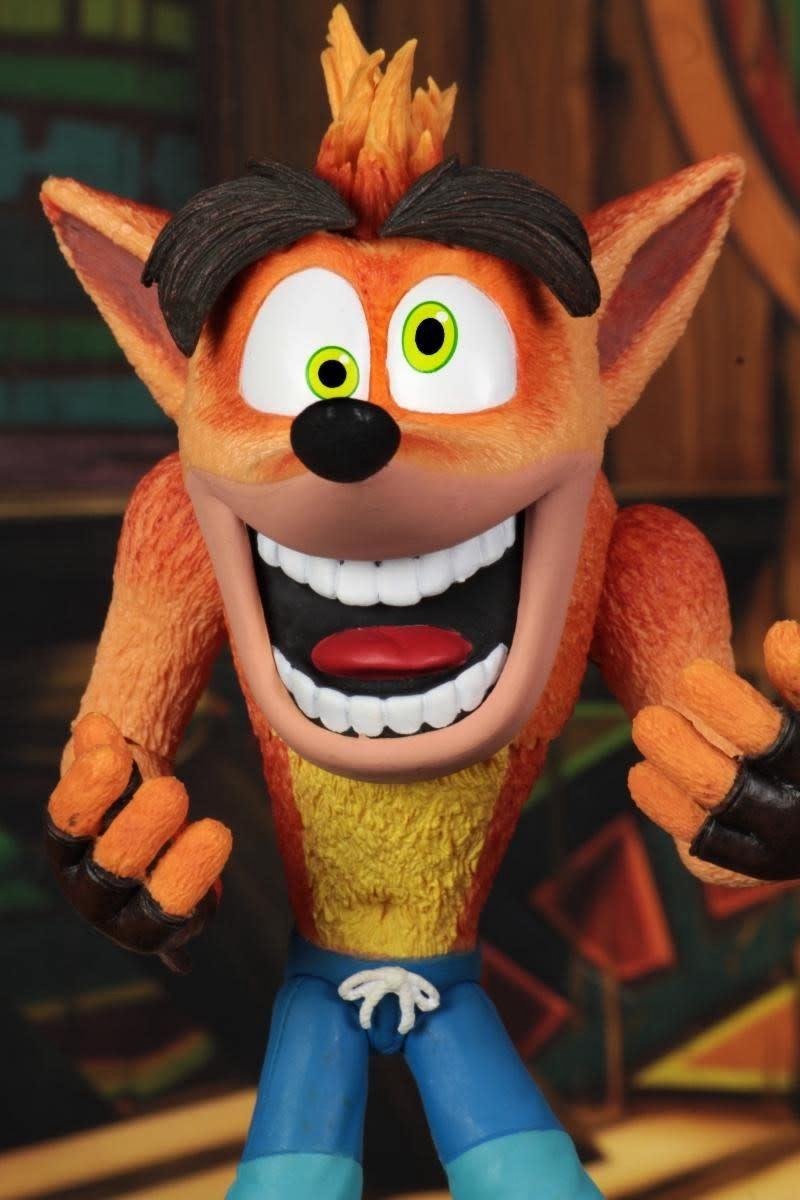 NECA Crash Bandicoot: Ultra Deluxe Crash Bandicoot Figuur 14 cm