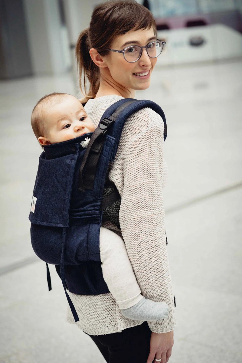 Limas Baby Draagzak Flex Dark Denim