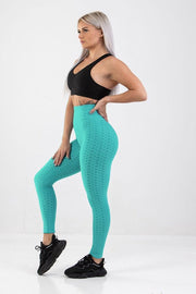 Honey Sportleggings Dames - High Waist - Mint Groen Maat S