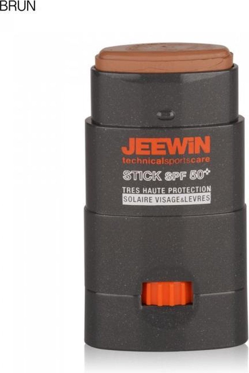 JEEWIN JEEWIN Sunblock Stick SPF 50+ - BRUIN | ook geschikt voor bescherming tattoo | Minerale zonbescherming | Trotse sponsor van Sportclub Only Friends