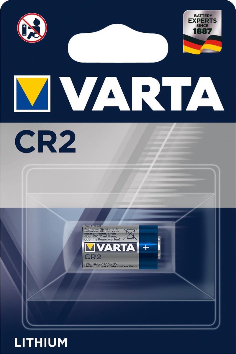 Varta niet-oplaadbare batterijen CR2 lithium fotobatterij 3 V 920 mAh 1-blister