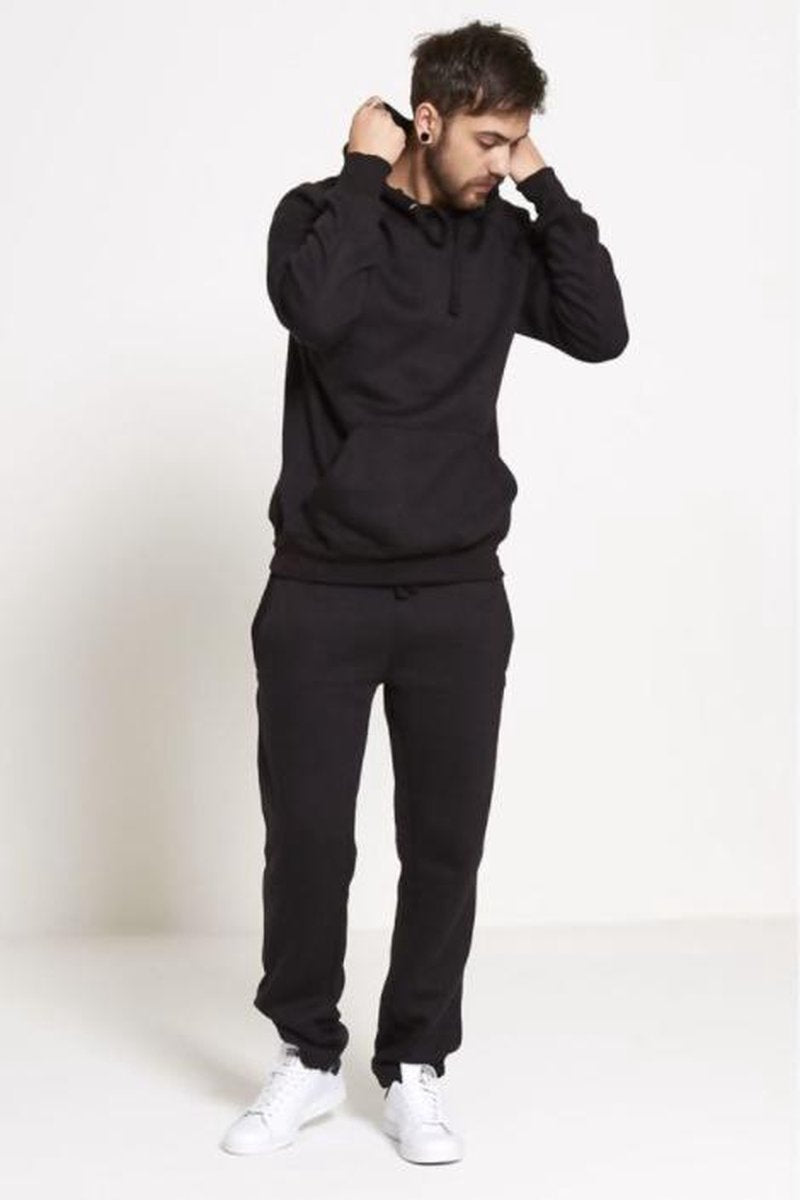 JC Blue Trainingspak heren – Zwart - Tracksuit heren - Joggingpak heren - Maat M