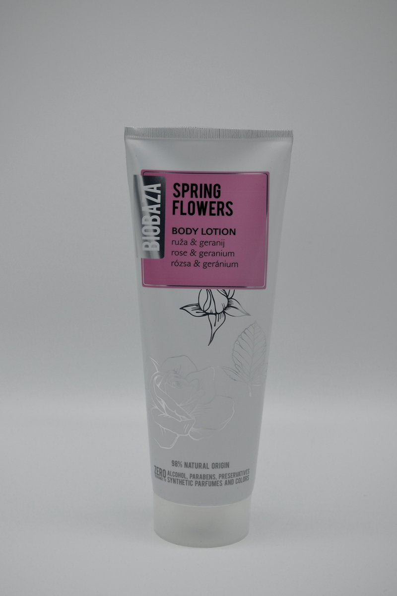 Bodylotion Spring Flowers 98% natuurlijke oorsprong