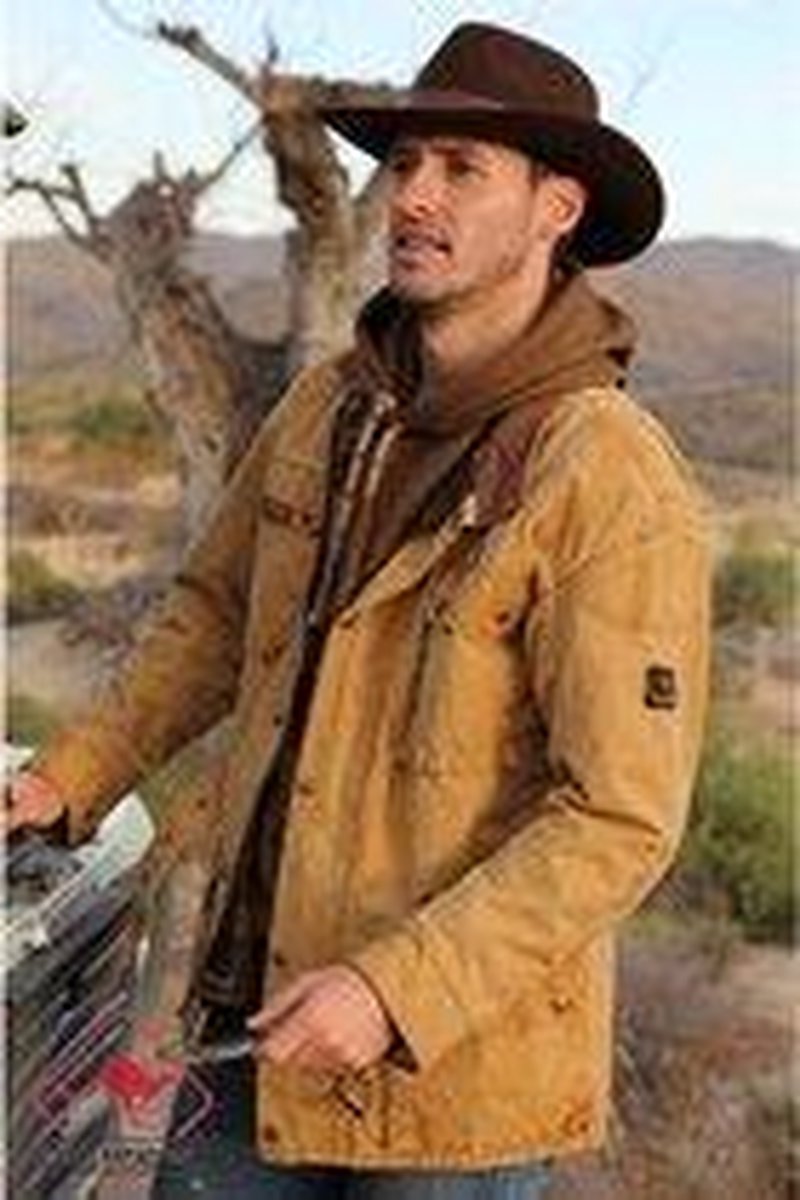 Belmore Canvas Jacket; Tan; xxlarge