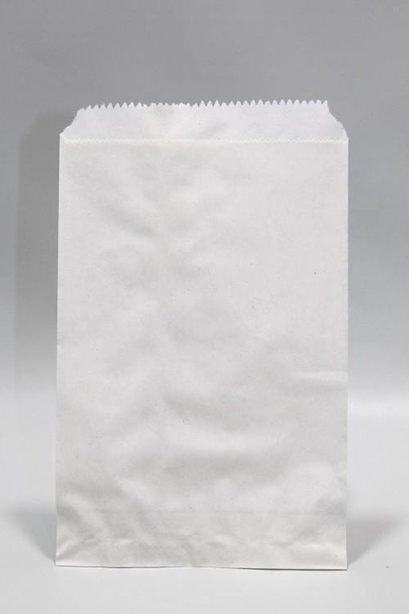 Eco Papieren Zakken Cellulose Wit 150x200 - 100 st