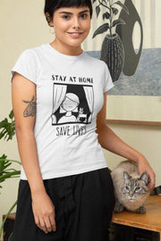 Corona Covid-19 Motivational Shirt Positive Vibes | | Nederland zorgt voor elkaar | Samen sterk | Handen Wassen | Stay At Home Save Lives | Afstand nemen | Anderhalf | Quarantaine | Social Distancing | Unisex Maat L
