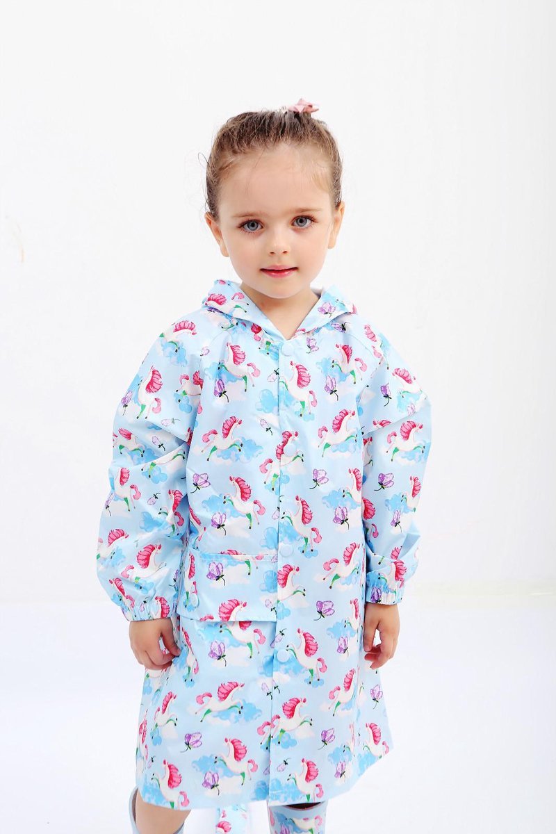 Regenset Eenhoorn/Unicorn XXL (Laarzen 31/32 - Jasje 116/122/128)