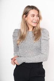 Jacqueline de Yong Top Licht-Grijs