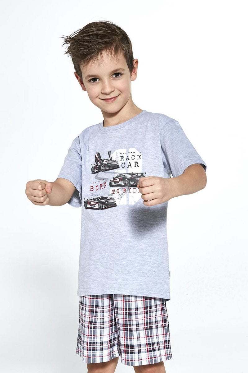 Cornette Katoenen Pyama Jongens | Korte Mouw Korte Broek | Pyjama Jongens | Shortama Jongens | Race Car 789/97 790/97 134/140