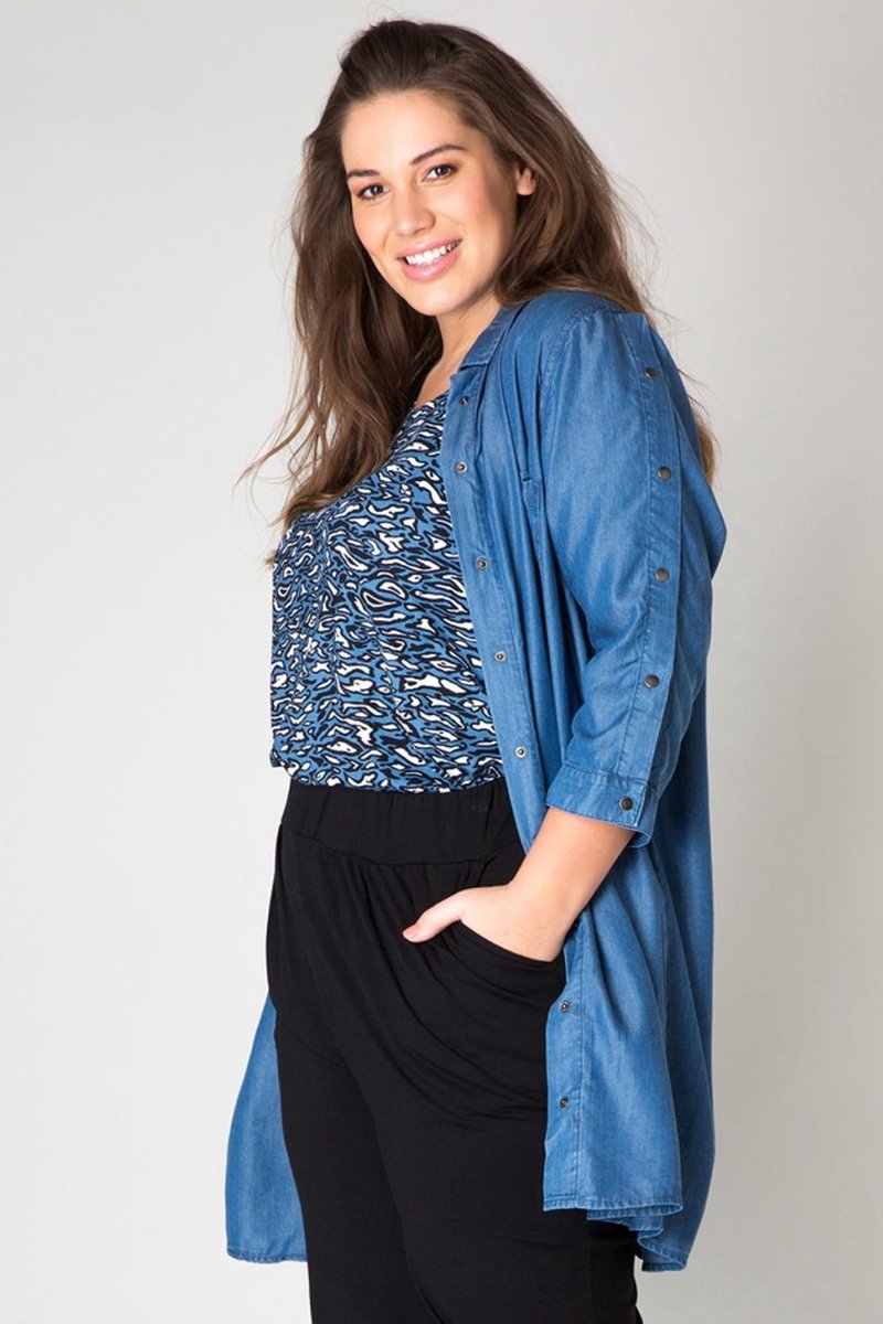Blouse Yesta Joli Tencel denim 88CM