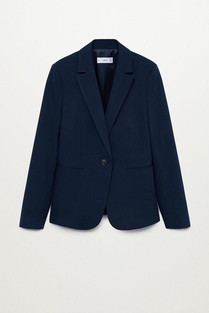 Mango Basic Dames Blazer - Maat 34