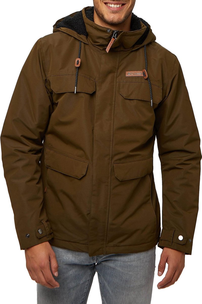 Columbia South Canyon Lined Outdoorjas Groen Heren - Maat M