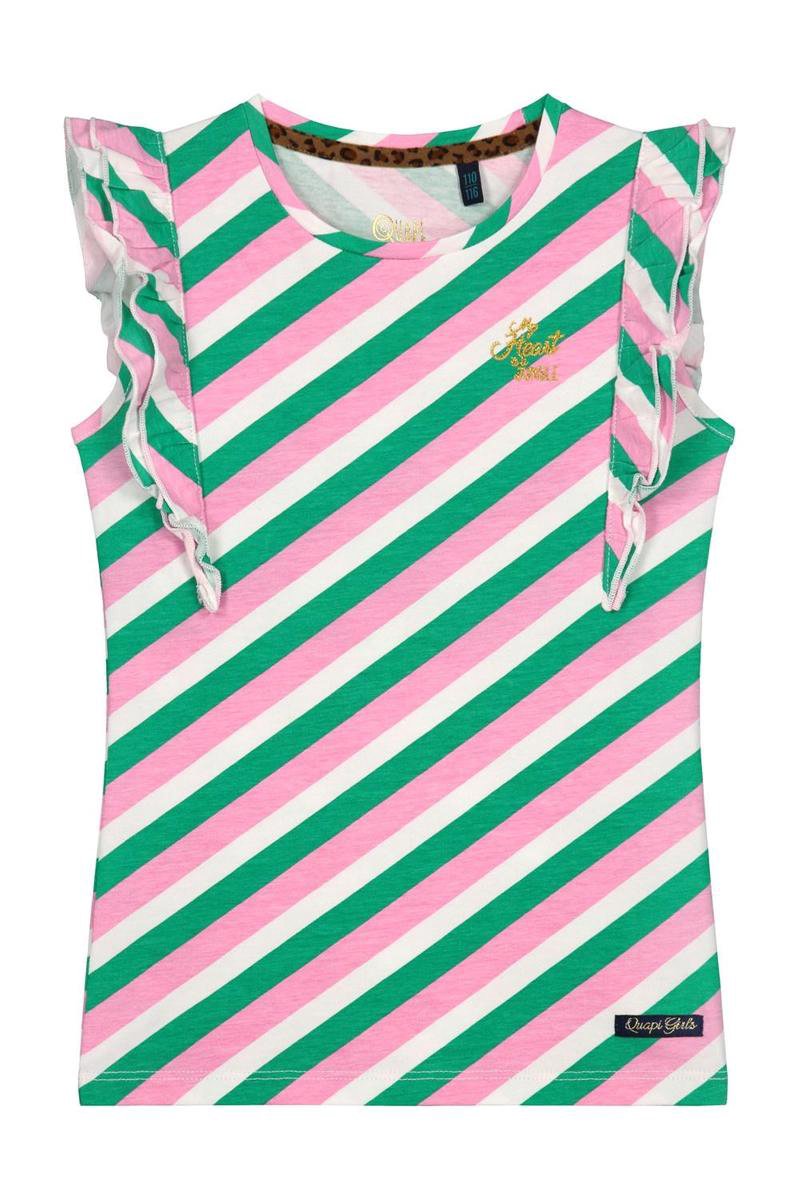 Quapi T-shirt Anita light pink diagonaal