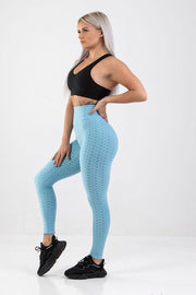 Honey Sportleggings Dames - High Waist - Blauw Maat S
