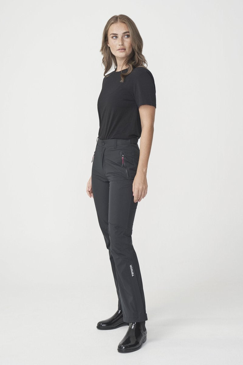 Tenson Biscaya Evo Pants W - Regenbroek - Dames - Zwart - Maat L
