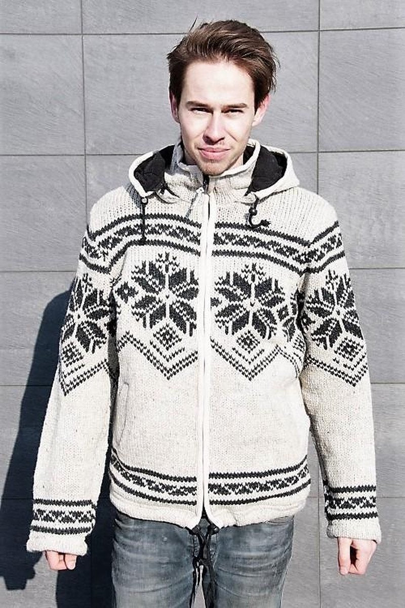 Pure Wool herenjas WJK-1305 lichtgrijs  L