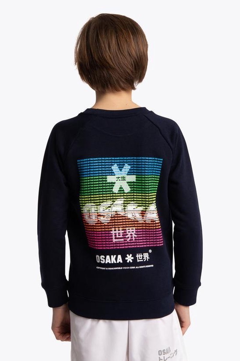 Deshi Sweater Warpy Navy Melange