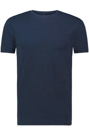 Haze&Finn T-shirt Ronde Hals Navy (ME-0002)