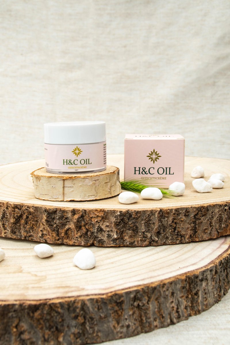 H&C OIL - CBD CRÈME - dagcrème - gezichtscrème - 30g