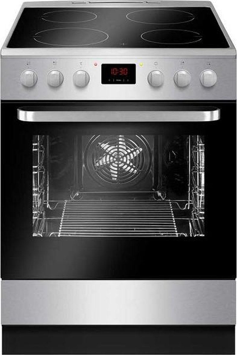Amica ACV3504X - Vitrokeramisch Fornuis - Grill 1500W - Katalyse - RVS