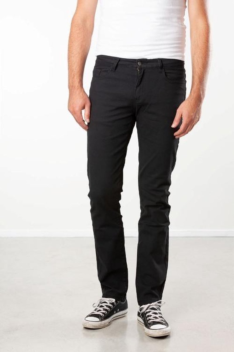 New Star heren broek Nyon zwart printed - maat 31/34