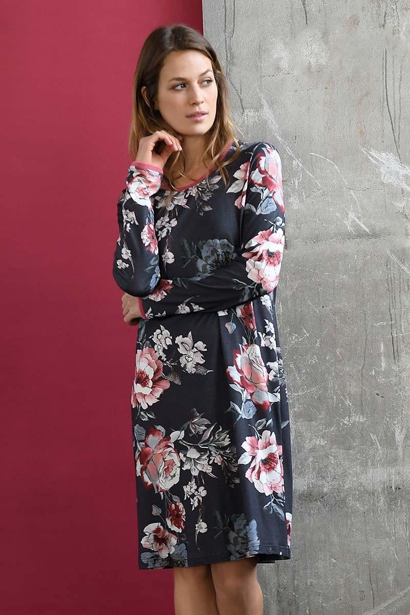 Nachthemd grote bloemen Ringella