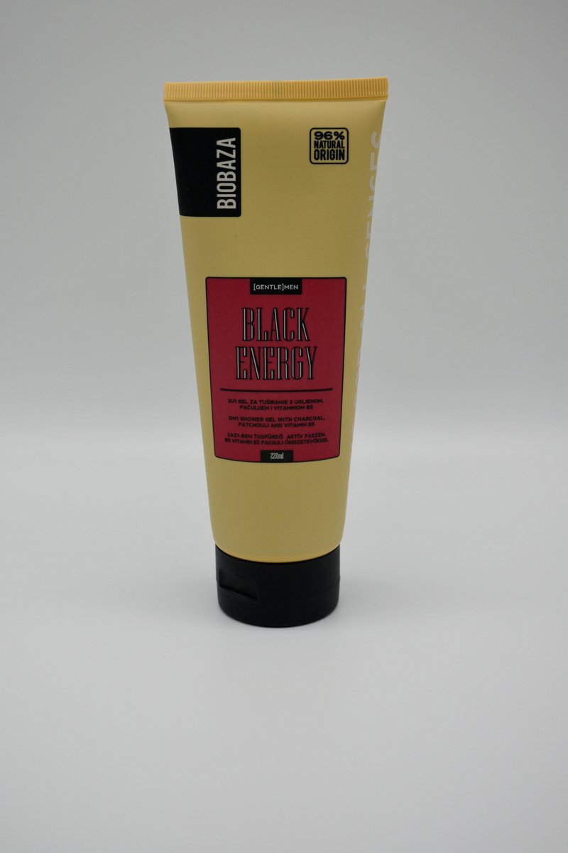 BIOBAZA MEN BLACK ENERGY 2 in 1 SHOWER GEL