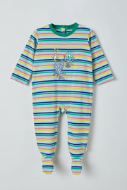 Woody - Romper - Octopus - multicolor gestreept - 211-3-RBF-S/917 - 12m