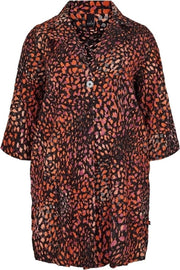 Jasje Adia print platte rever