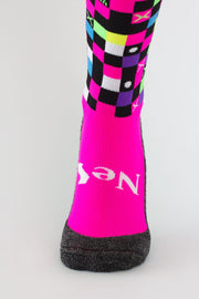 NeS Musica Roze - Hockeykousen - Funkousen - Sportkousen - Voetbalsokken