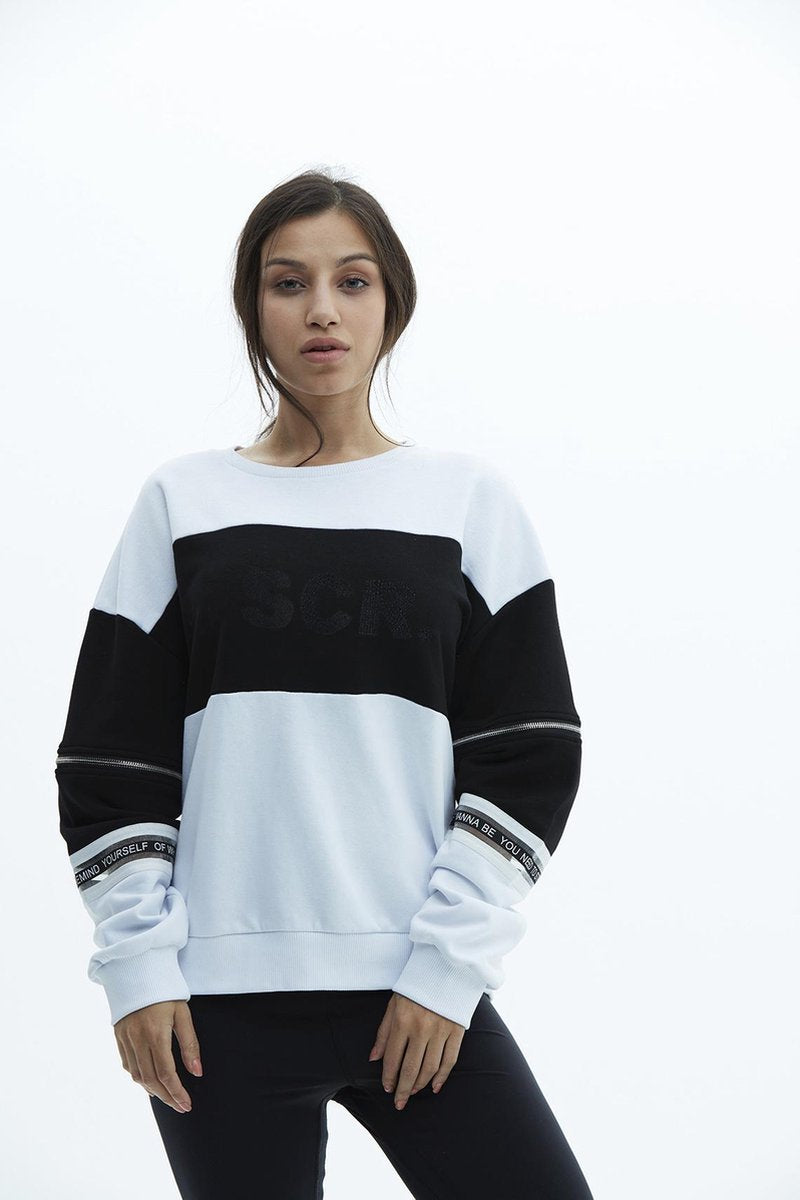 SCR. Nemra Sweater Met  Afritsbare Mouwen