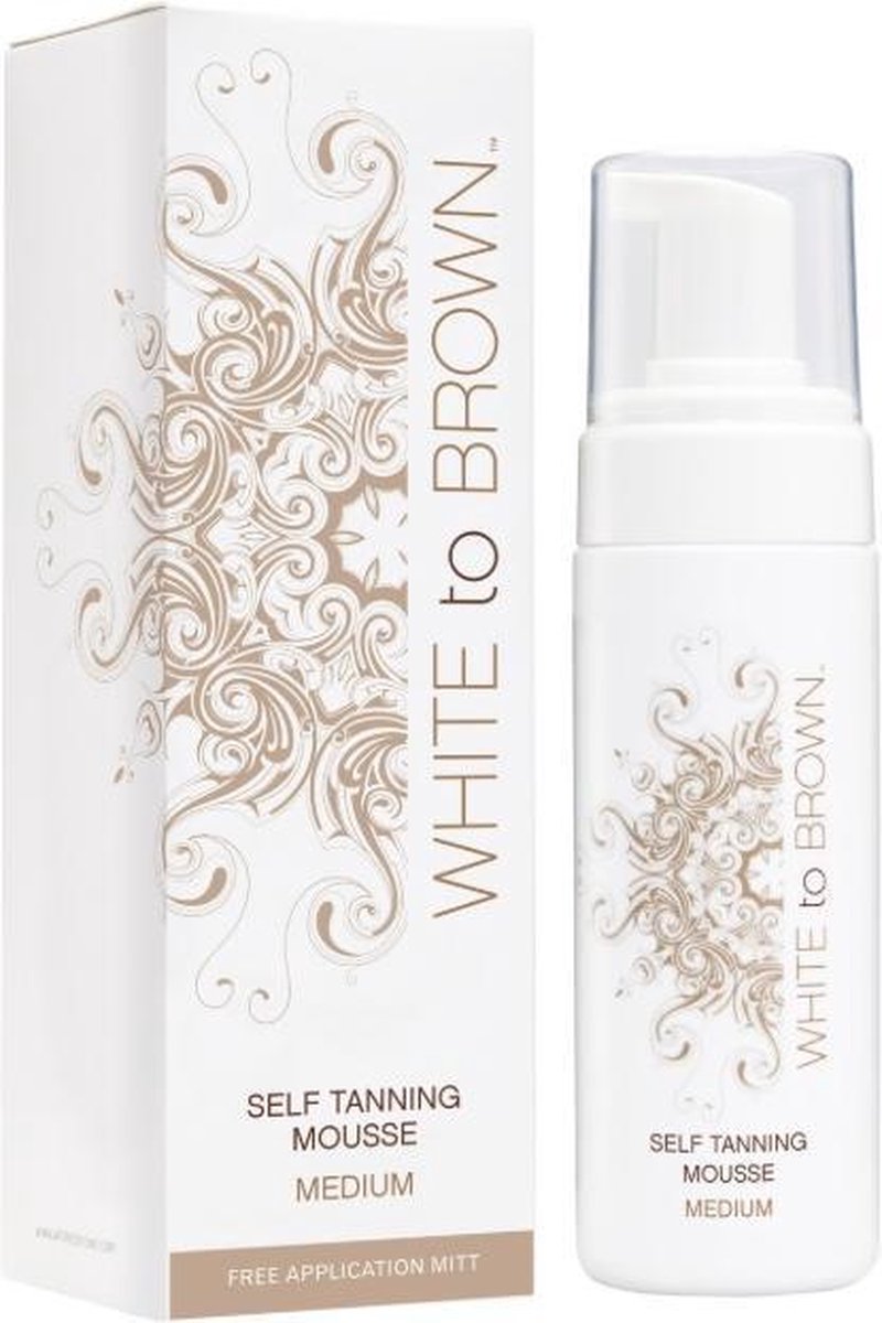 Whitetobrown Self Tanning Mousse Medium Zelfbruiner - 150 ml