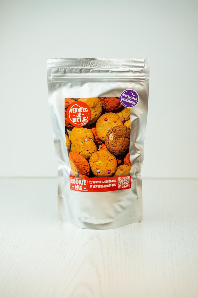 Verveeljenietjes Rainbow cookiemix