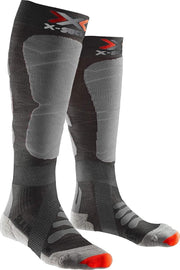 X-socks Skisokken Silk Merino 4.0 Polyamide/wol Grijs Mt 35-38