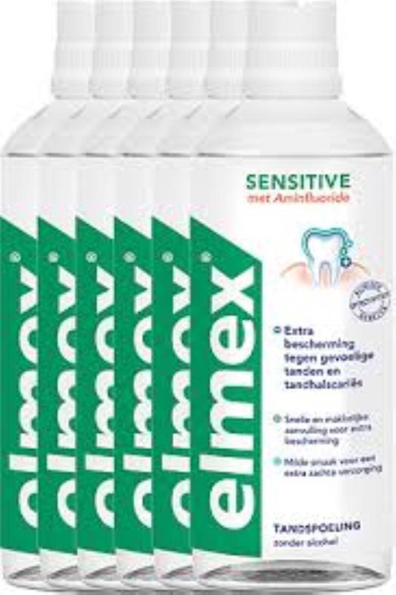 6x Elmex Mondwater – Sensitive