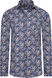 Overhemd Blue Hexagon   Dom Tower