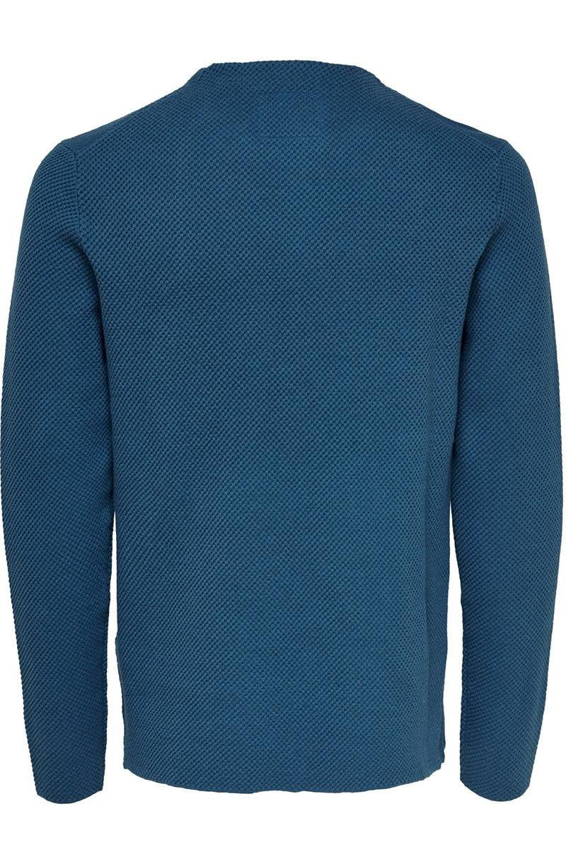 Onsnicklas Structured Crew Neck Kni 22015522 Dark Blue