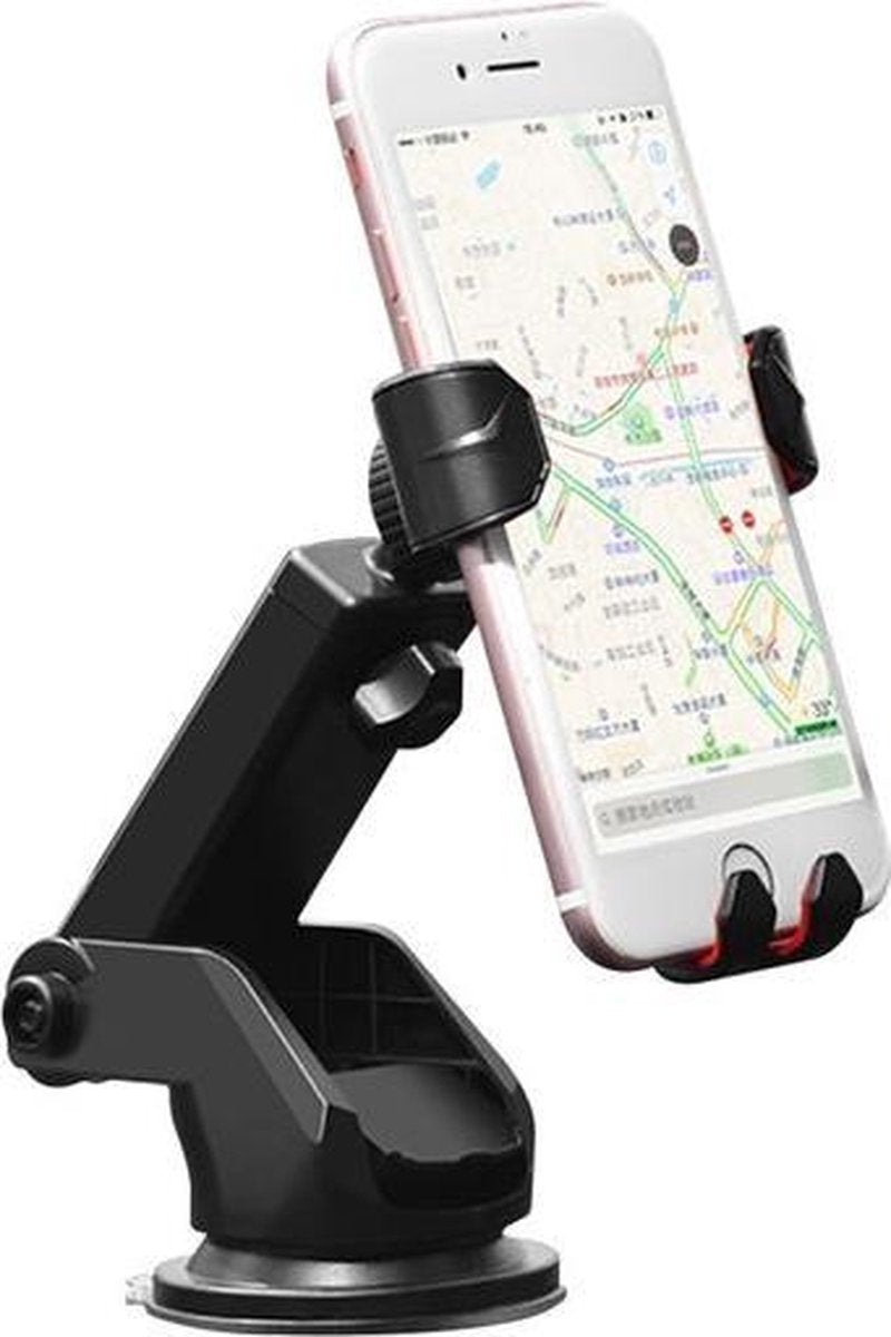 Hoco CA26 Kingcrab Universele telefoonhouder zuignap - Zwart Auto