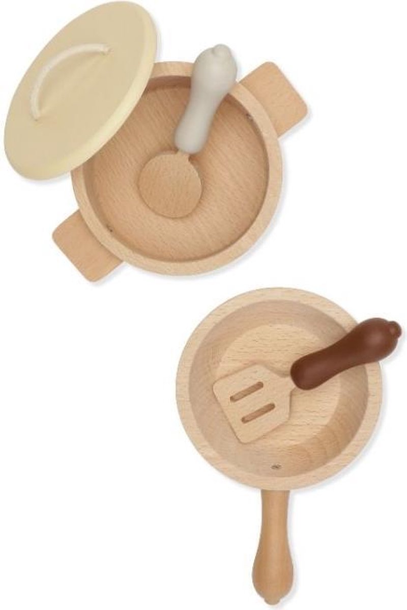 Houten pannenset Konges Slojd