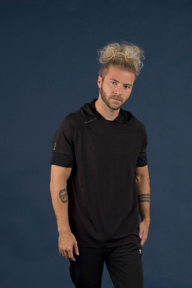M Double You Hoodie T-Shirt Zwart - M