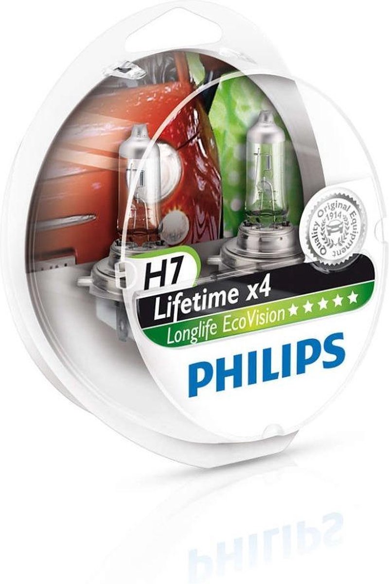 Philips LongLife EcoVision - H7 - 12V Set