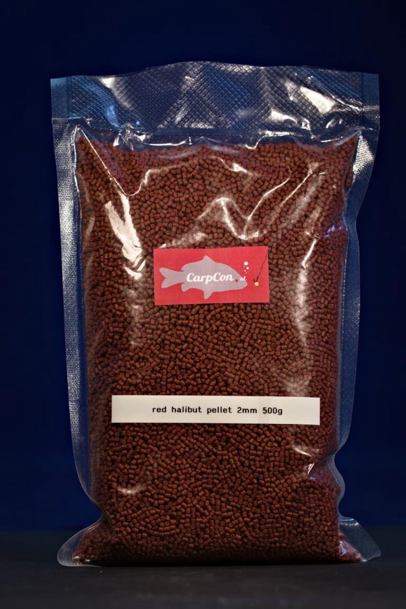 Mini Pellets 'Red Halibut' 2mm - 1kg - Method Feeder Pellets - Karper Pellets 2mm - Vissen