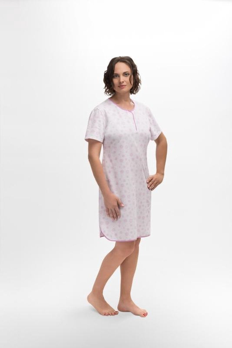 Martel Ania nachthemd 100% katoen  lichtroze XL