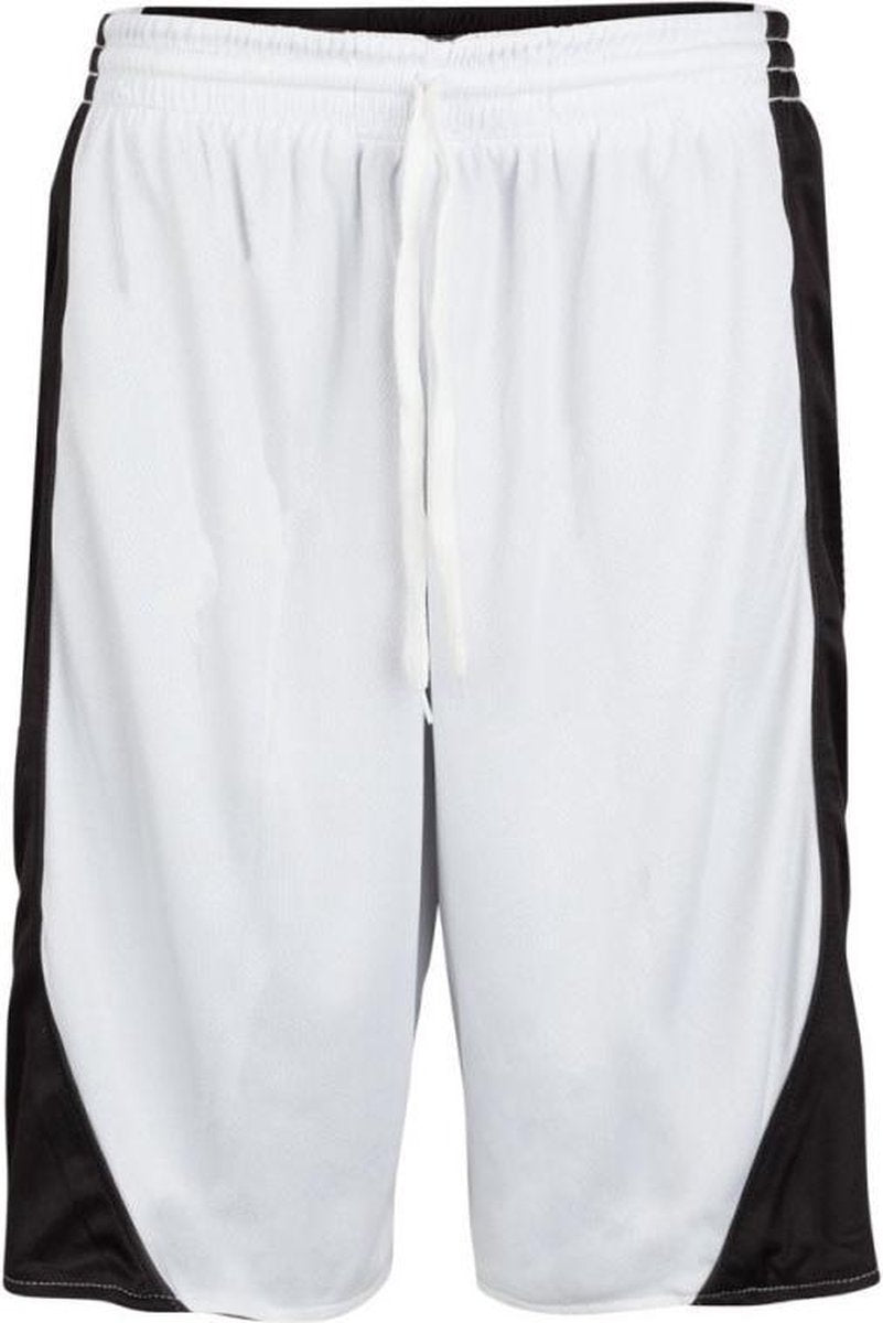 Burned Dubbelzijdig Short - Sportbroek - Zwart / Wit - M