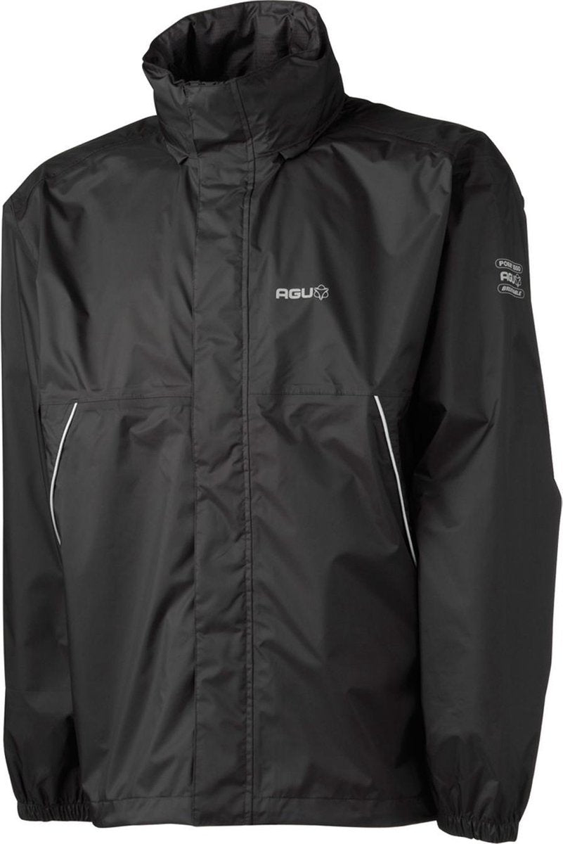 AGU Shinto Regenjas - Unisex - Maat S - Zwart